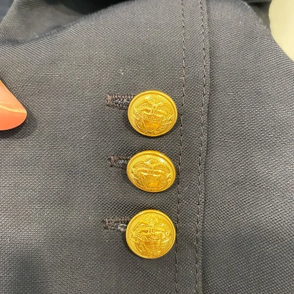 NWOT Smythe Navy Button Blazer Size S - Picture 3 of 5